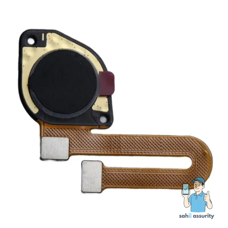 Fingerprint Sensor with Flex Cable for Motorola Moto G9 Black